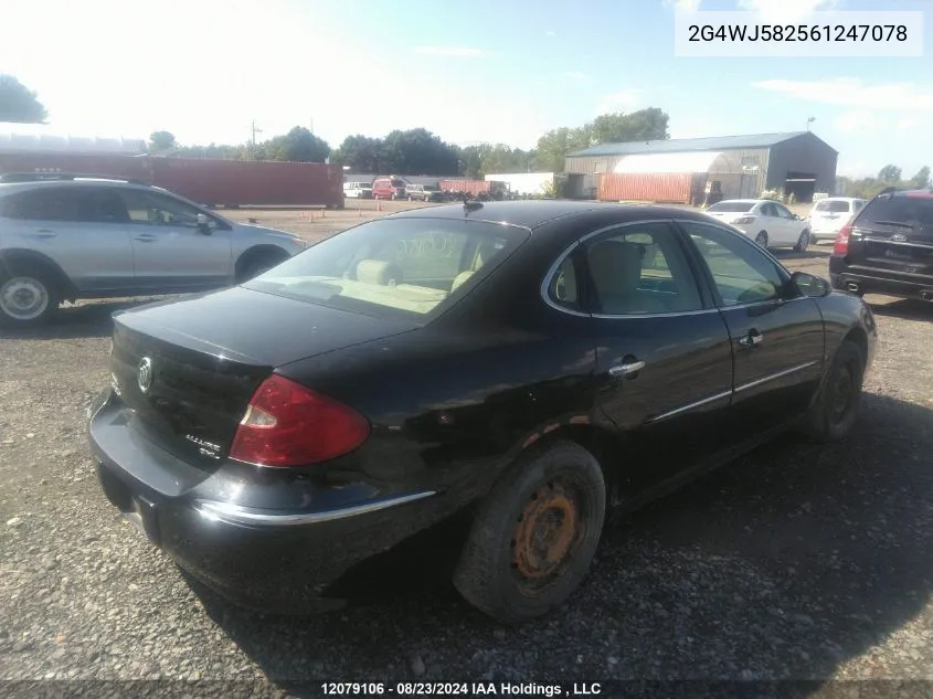 2006 Buick Allure VIN: 2G4WJ582561247078 Lot: 12079106