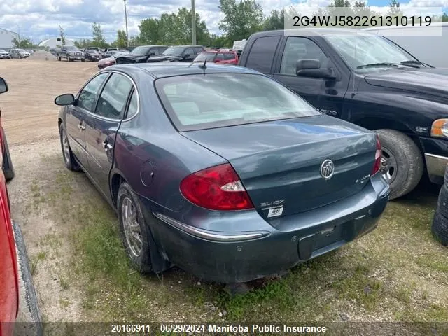 2006 Buick Allure Cxl VIN: 2G4WJ582261310119 Lot: 20166911