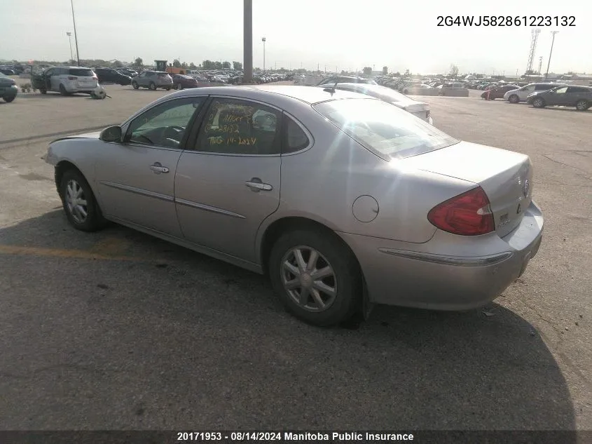 2006 Buick Allure Cxl VIN: 2G4WJ582861223132 Lot: 20171953