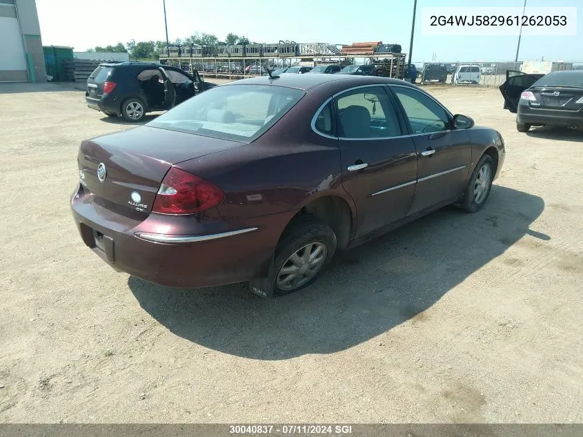 2006 Buick Allure Cxl VIN: 2G4WJ582961262053 Lot: 30040837