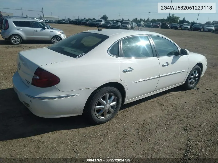 2G4WJ582061229118 2006 Buick Allure Cxl