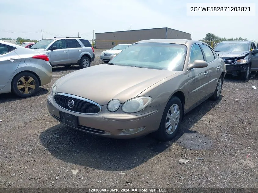 2007 Buick Allure VIN: 2G4WF582871203871 Lot: 12030040