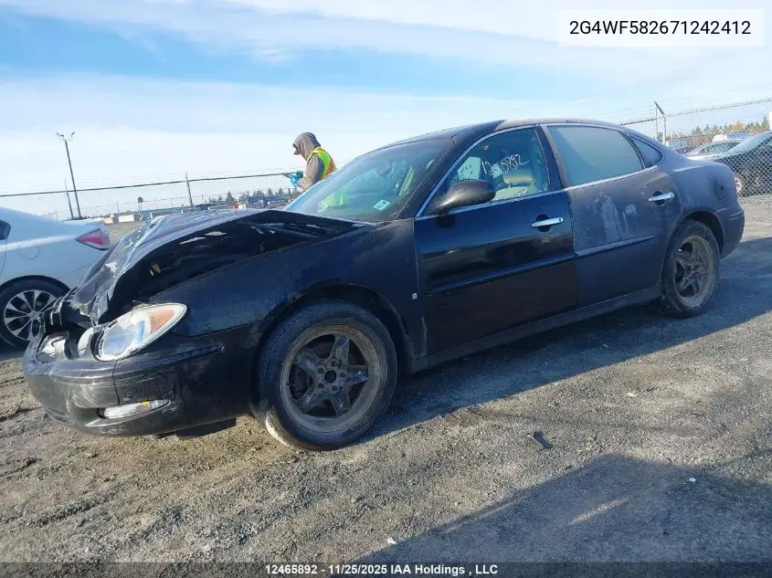 2G4WF582671242412 2007 Buick Allure Cx
