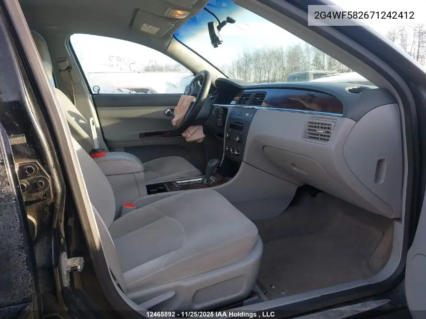 2G4WF582671242412 2007 Buick Allure Cx
