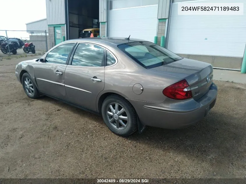 2007 Buick Allure Cx VIN: 2G4WF582471189483 Lot: 30042489