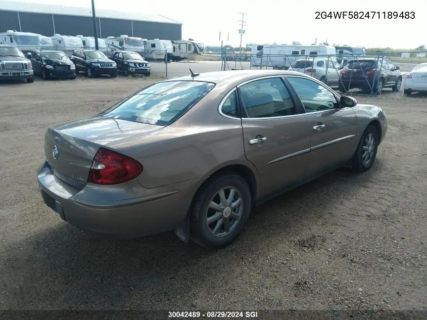 2007 Buick Allure Cx VIN: 2G4WF582471189483 Lot: 30042489