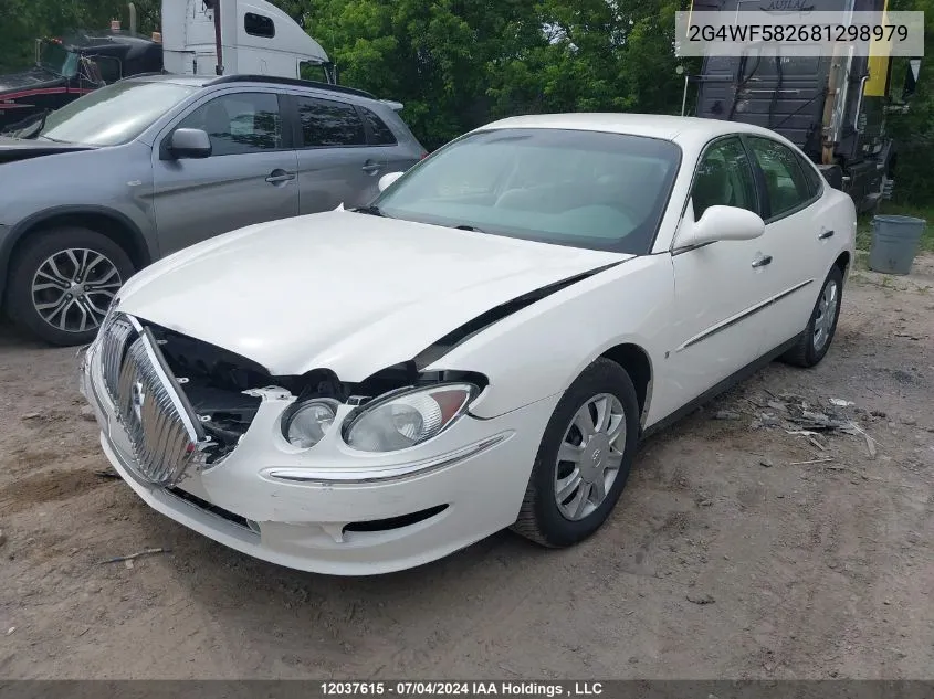 2008 Buick Allure Cx VIN: 2G4WF582681298979 Lot: 12037615