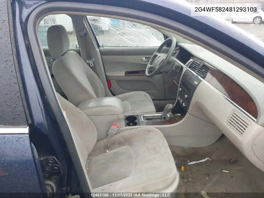 2G4WF582481293103 2008 Buick Allure Cx