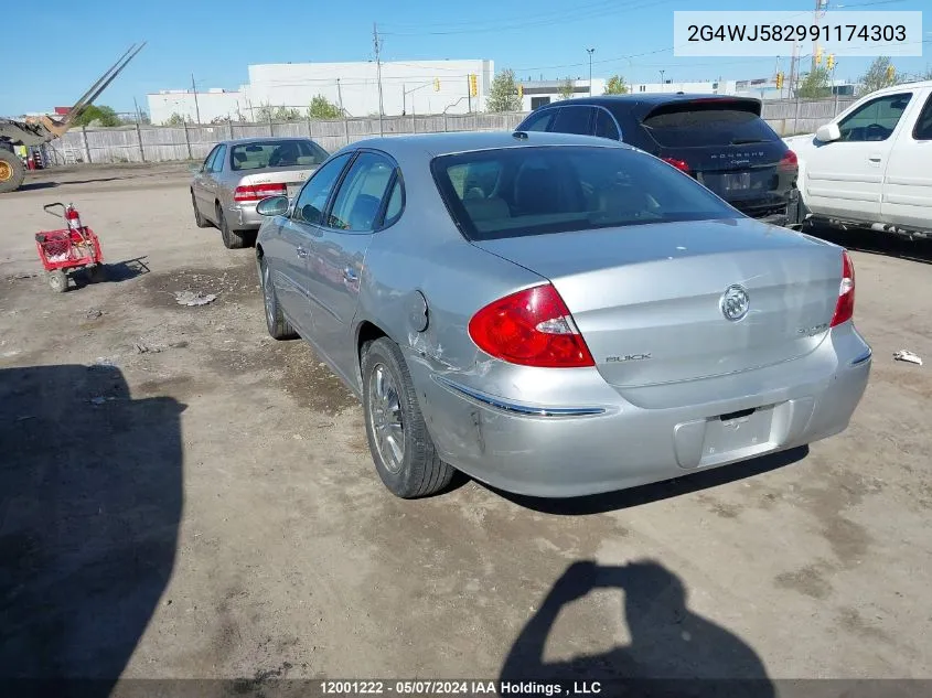 2009 Buick Allure VIN: 2G4WJ582991174303 Lot: 12001222