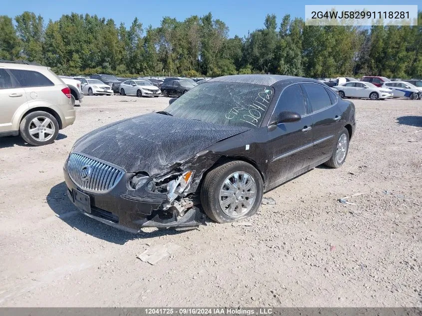 2009 Buick Allure VIN: 2G4WJ582991118281 Lot: 12041725