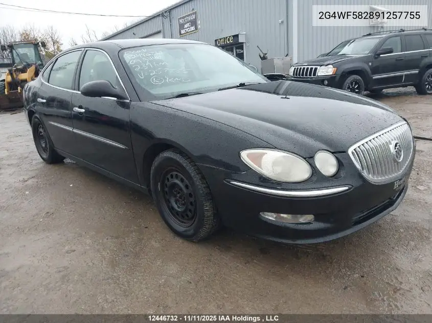 2G4WF582891257755 2009 Buick Allure Cx