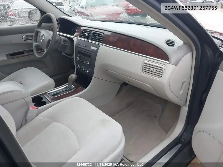 2G4WF582891257755 2009 Buick Allure Cx