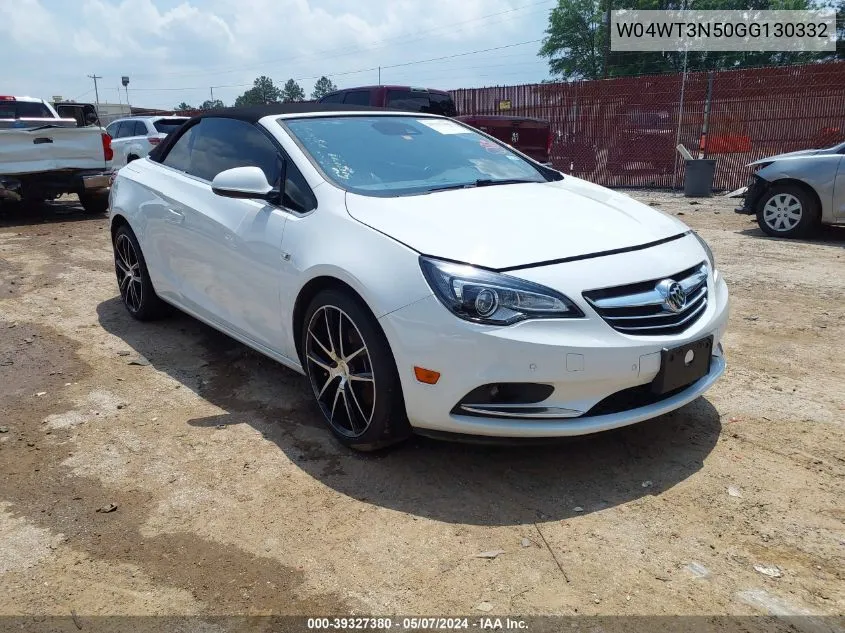 W04WT3N50GG130332 2016 Buick Cascada Premium