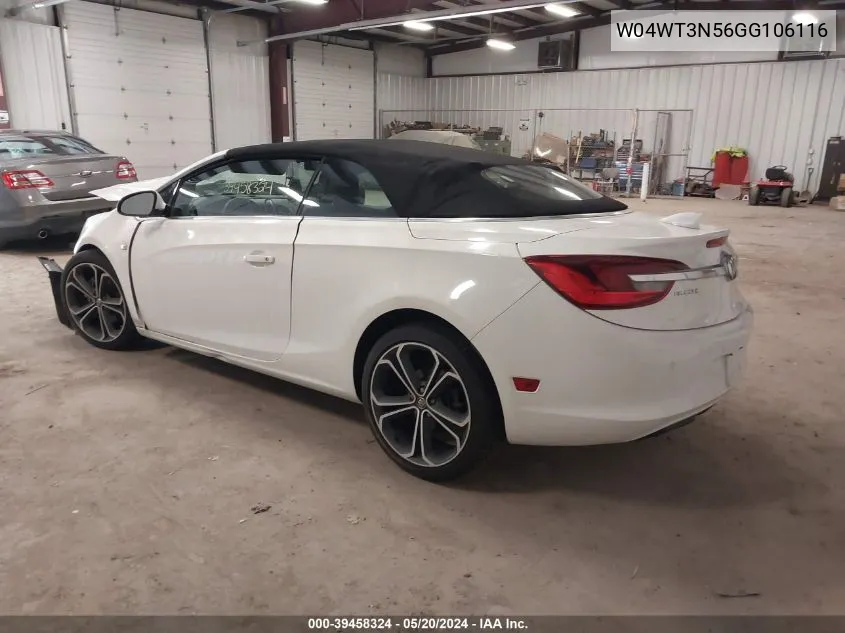 W04WT3N56GG106116 2016 Buick Cascada Premium