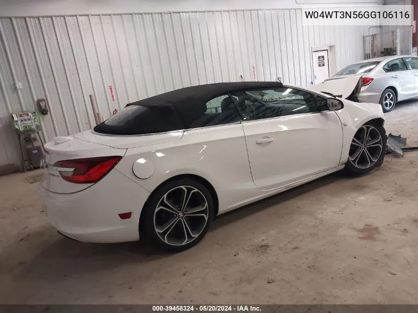 W04WT3N56GG106116 2016 Buick Cascada Premium