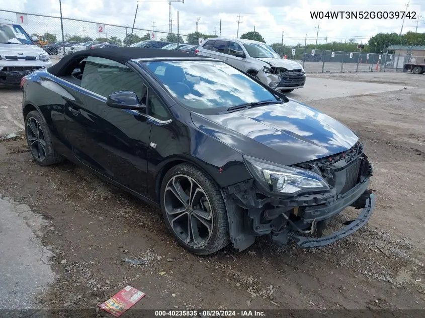 W04WT3N52GG039742 2016 Buick Cascada Premium