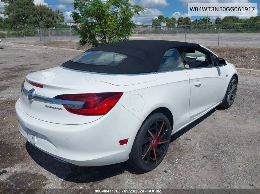 W04WT3N50GG061917 2016 Buick Cascada Premium