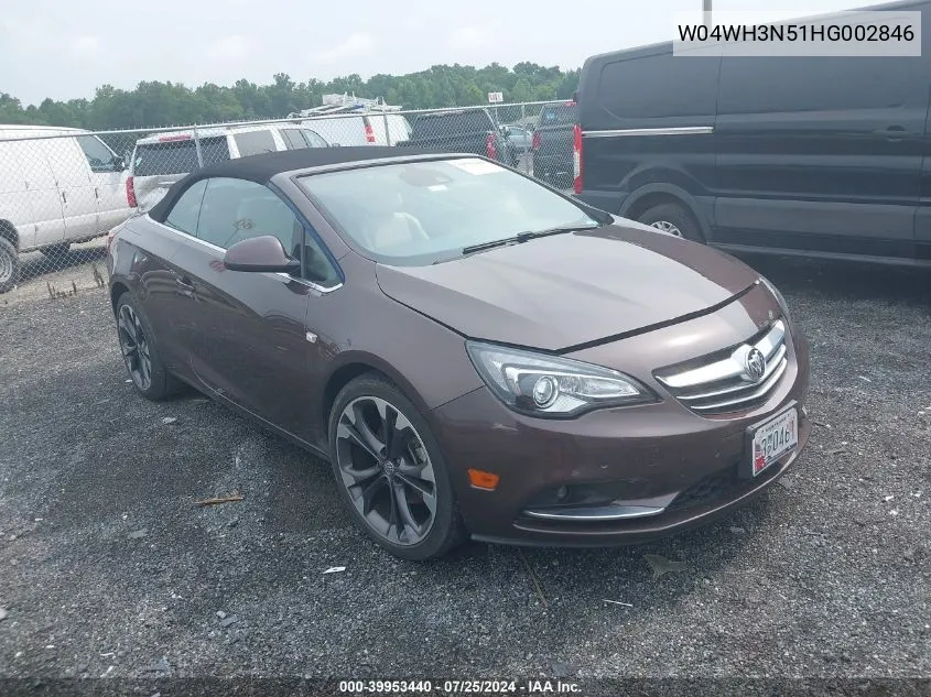 2017 Buick Cascada Premium VIN: W04WH3N51HG002846 Lot: 39953440