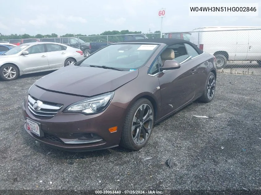 2017 Buick Cascada Premium VIN: W04WH3N51HG002846 Lot: 39953440