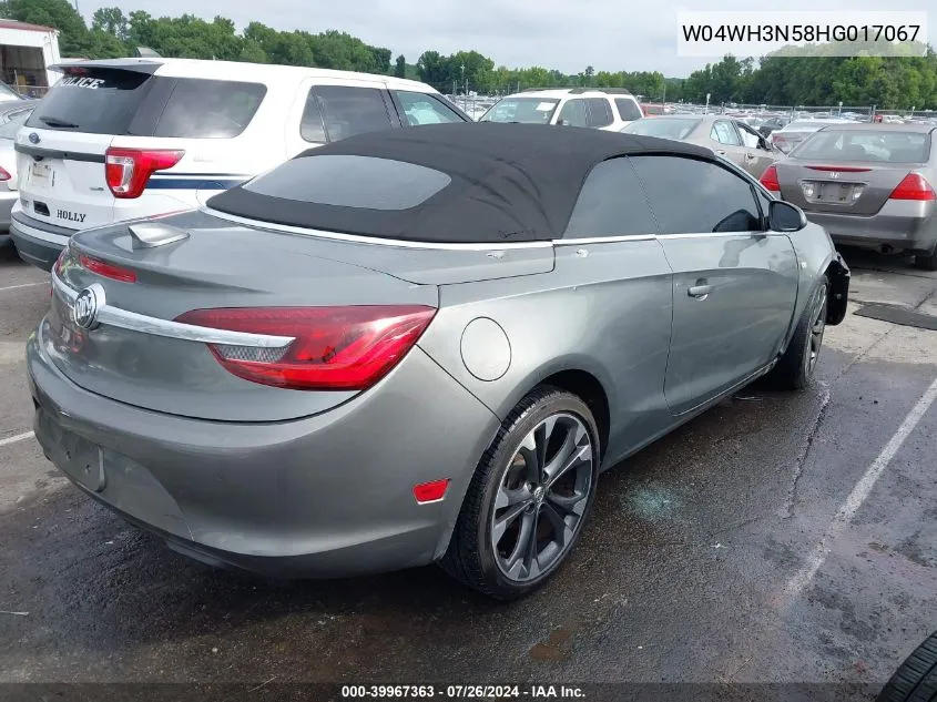 2017 Buick Cascada Premium VIN: W04WH3N58HG017067 Lot: 39967363