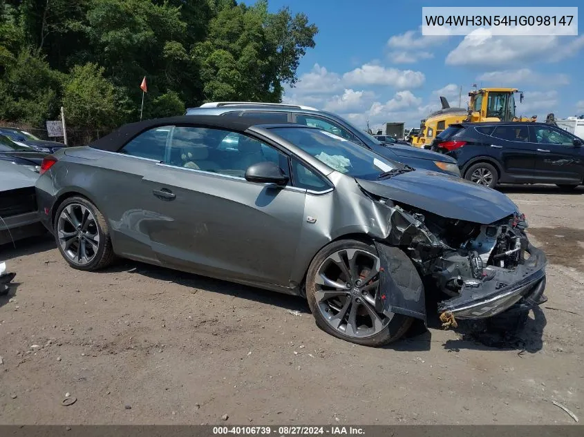 2017 Buick Cascada Premium VIN: W04WH3N54HG098147 Lot: 40106739