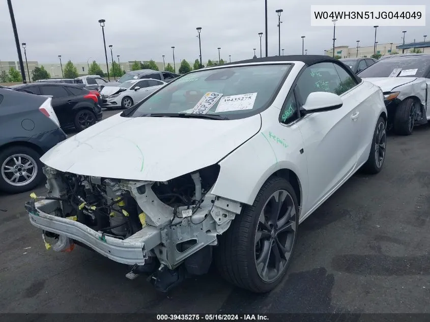 2018 Buick Cascada Premium VIN: W04WH3N51JG044049 Lot: 39435275