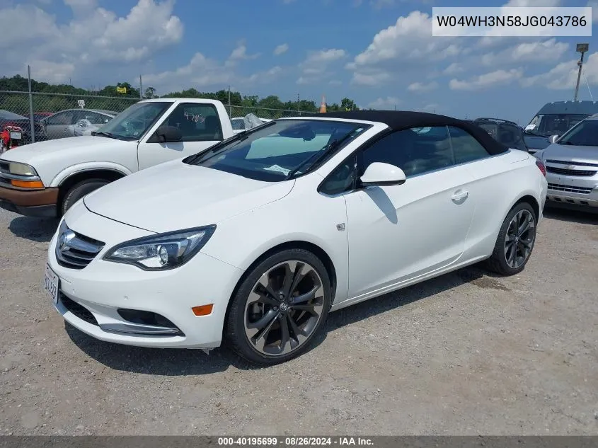 W04WH3N58JG043786 2018 Buick Cascada Premium