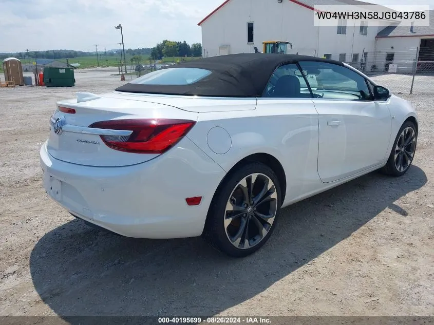 W04WH3N58JG043786 2018 Buick Cascada Premium