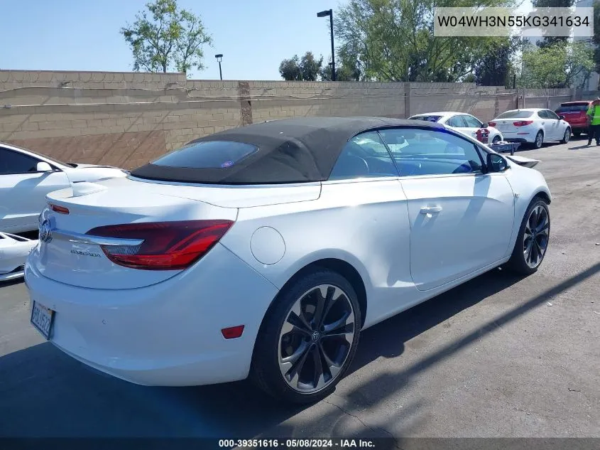 2019 Buick Cascada Premium VIN: W04WH3N55KG341634 Lot: 39351616