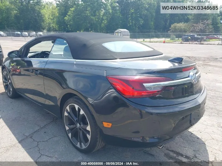 2019 Buick Cascada Premium VIN: W04WH3N52KG348685 Lot: 40058005