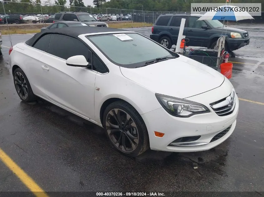 W04WH3N57KG301202 2019 Buick Cascada Premium