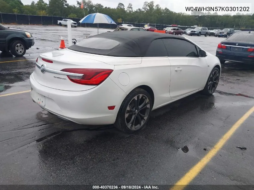 W04WH3N57KG301202 2019 Buick Cascada Premium