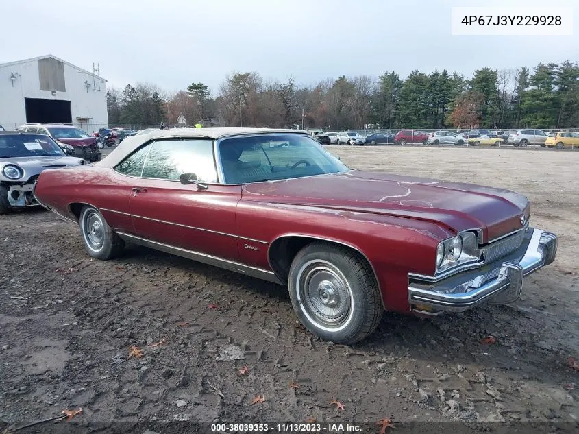 1973 Buick Century VIN: 4P67J3Y229928 Lot: 38039353