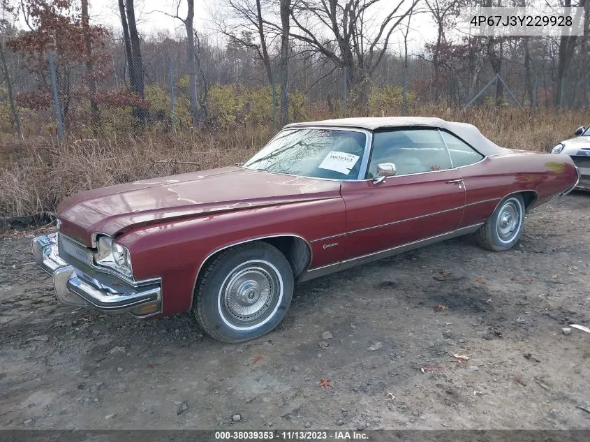 1973 Buick Century VIN: 4P67J3Y229928 Lot: 38039353