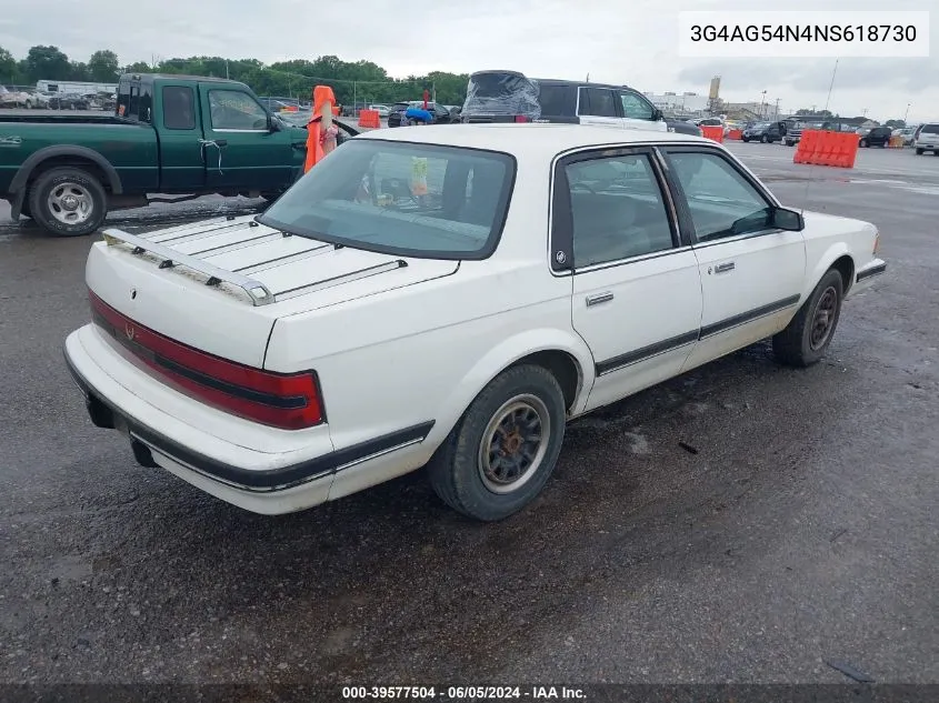 3G4AG54N4NS618730 1992 Buick Century Special