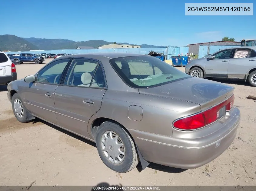 1997 Buick Century Custom VIN: 2G4WS52M5V1420166 Lot: 39628145