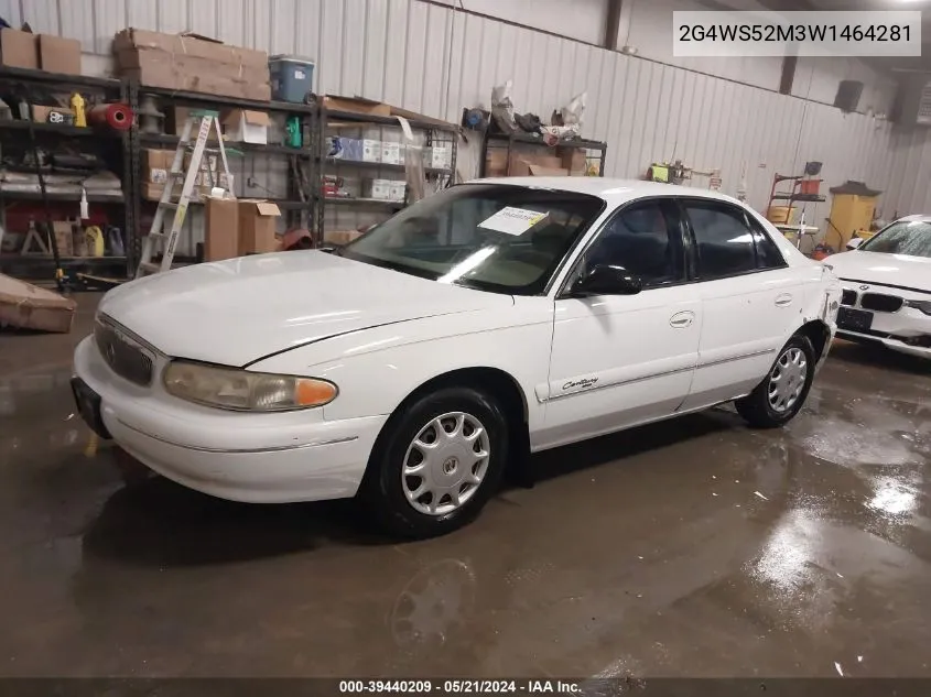 1998 Buick Century Custom VIN: 2G4WS52M3W1464281 Lot: 39440209