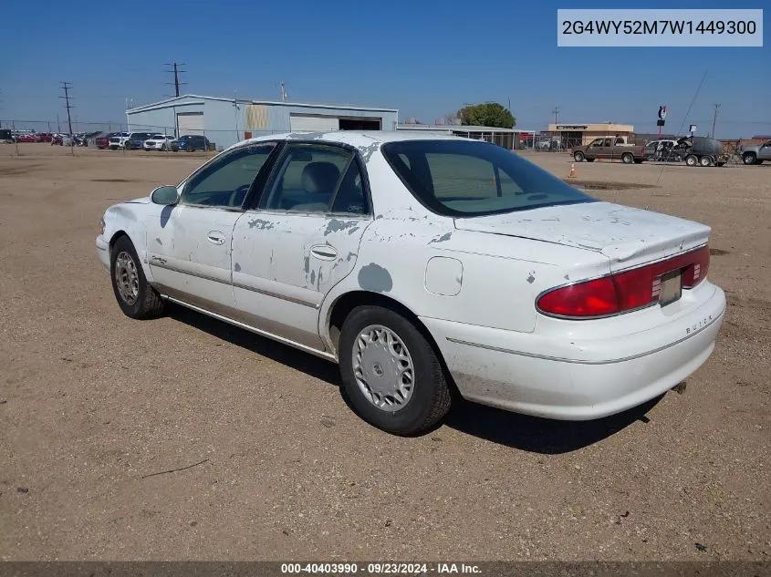 1998 Buick Century Limited VIN: 2G4WY52M7W1449300 Lot: 40403990