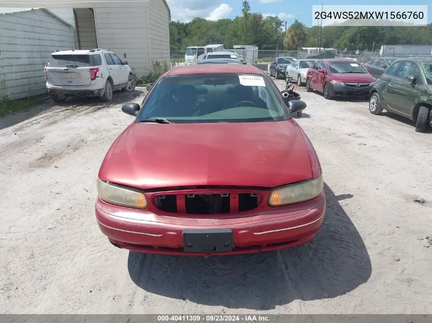 1998 Buick Century Custom VIN: 2G4WS52MXW1566760 Lot: 40411309