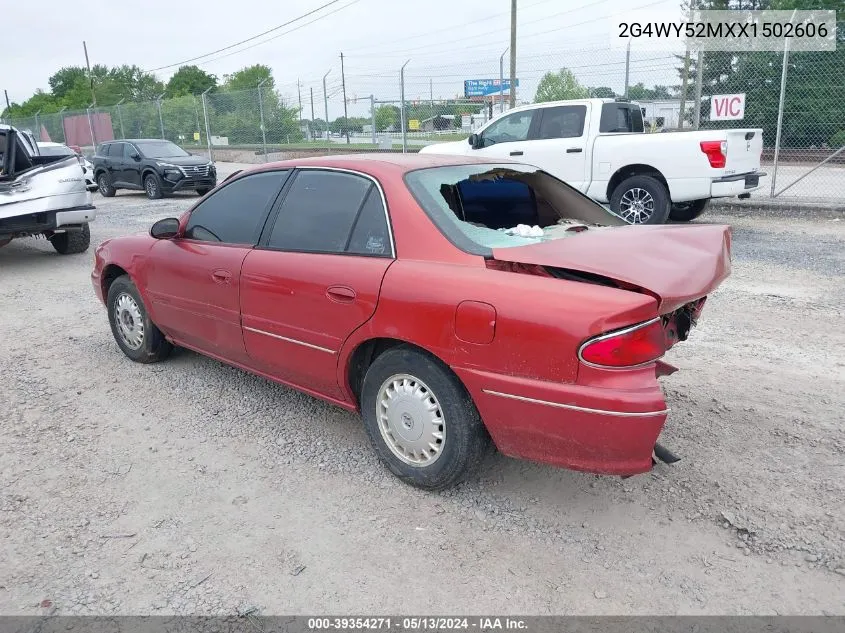 1999 Buick Century Limited VIN: 2G4WY52MXX1502606 Lot: 39354271