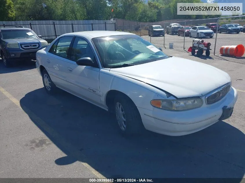 1999 Buick Century Custom VIN: 2G4WS52M7X1458050 Lot: 39395882