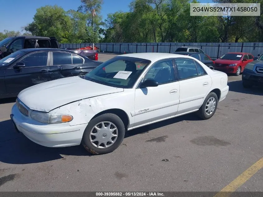 1999 Buick Century Custom VIN: 2G4WS52M7X1458050 Lot: 39395882