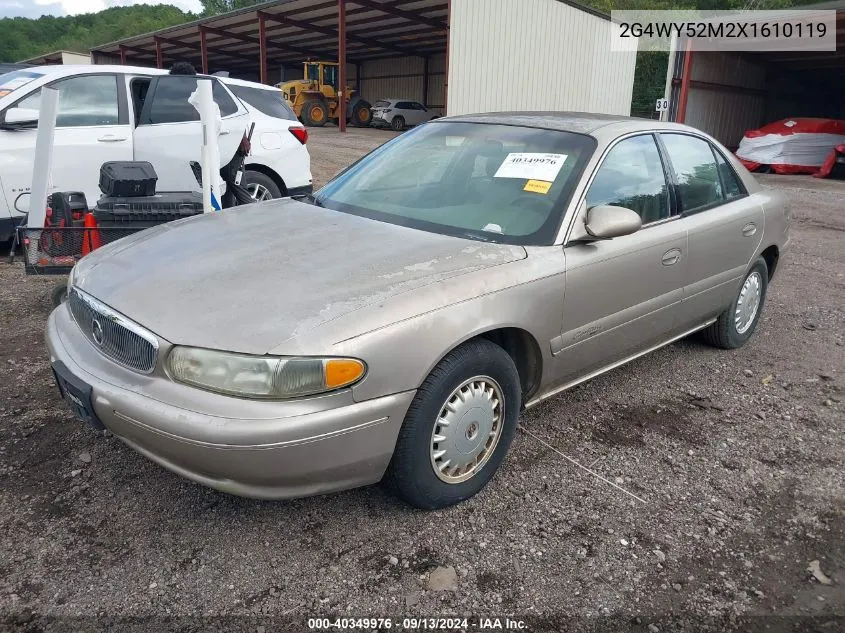 2G4WY52M2X1610119 1999 Buick Century Limited