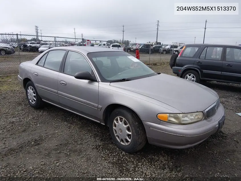 1999 Buick Century Custom VIN: 2G4WS52M5X1513370 Lot: 44765288