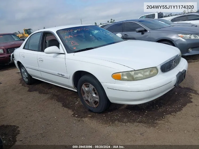 2G4WY55J1Y1174320 2000 Buick Century Limited