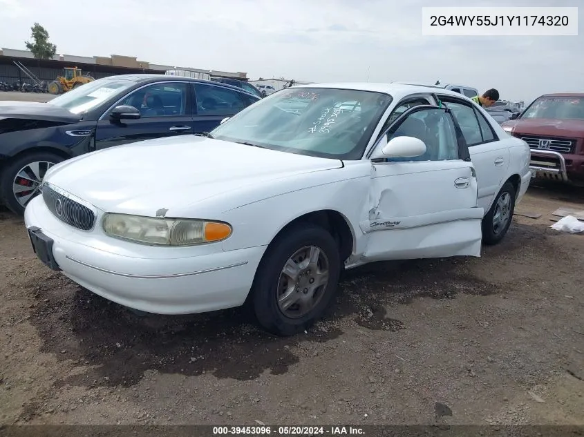 2000 Buick Century Limited VIN: 2G4WY55J1Y1174320 Lot: 39453096