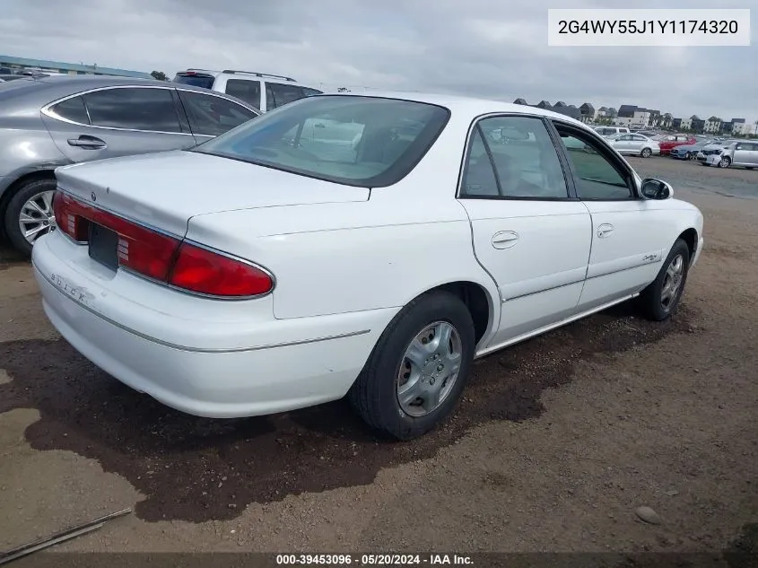 2000 Buick Century Limited VIN: 2G4WY55J1Y1174320 Lot: 39453096