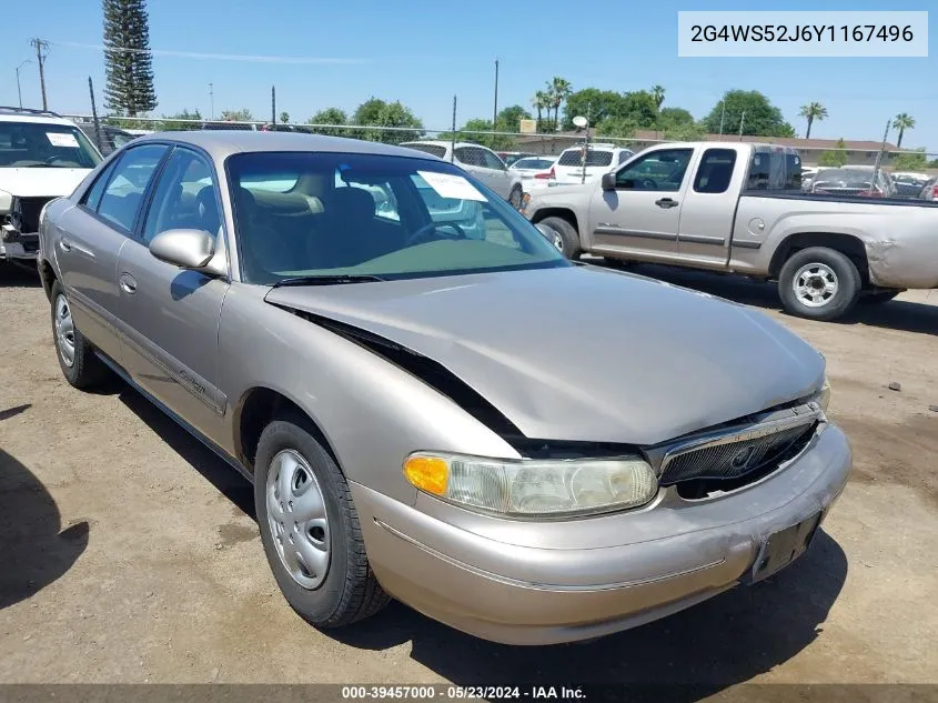 2000 Buick Century Custom VIN: 2G4WS52J6Y1167496 Lot: 39457000