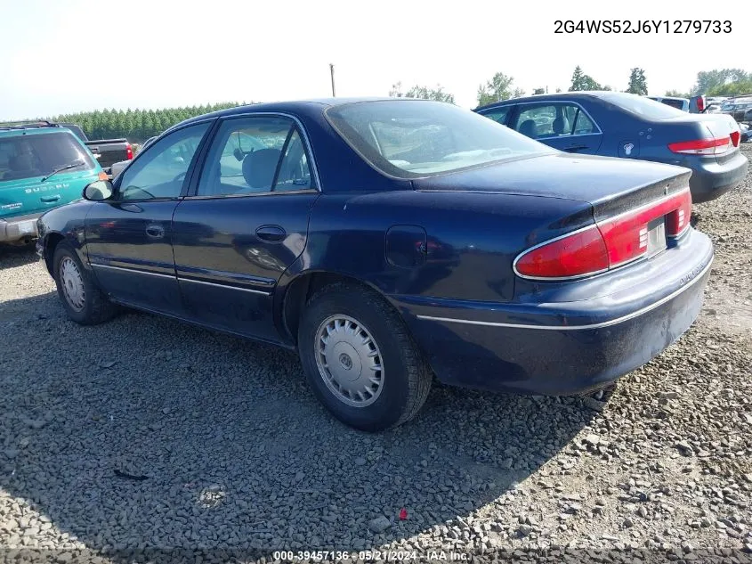 2000 Buick Century Custom VIN: 2G4WS52J6Y1279733 Lot: 39457136