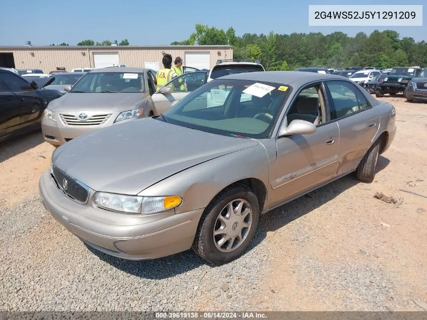 2000 Buick Century Custom VIN: 2G4WS52J5Y1291209 Lot: 39619138